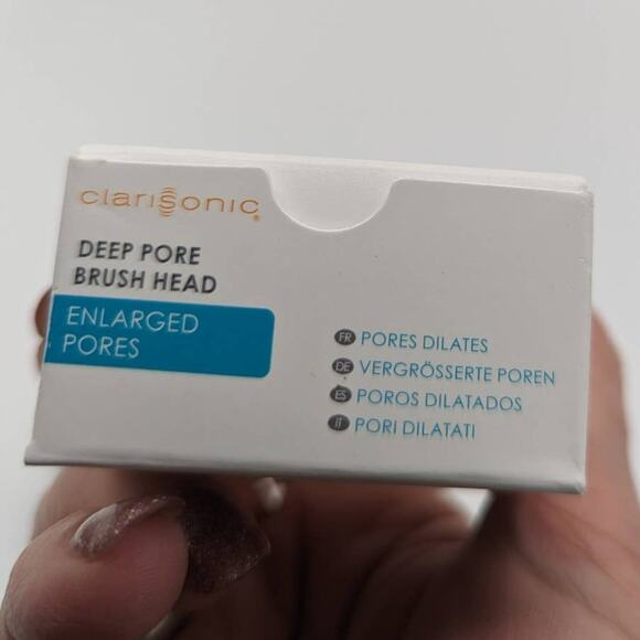 Clarisonic Deep Pore Brush Head Enlarged Pores 2 Pack New in box - Picture 5 of 6